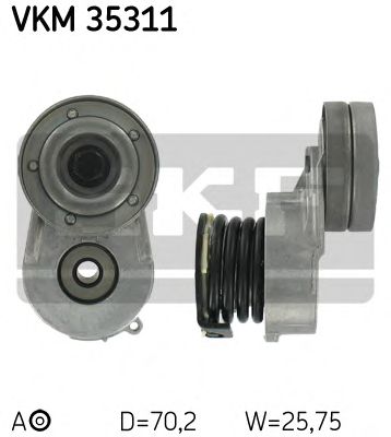 VKM 35311 SKF Натягувач поліклинового ременя1
